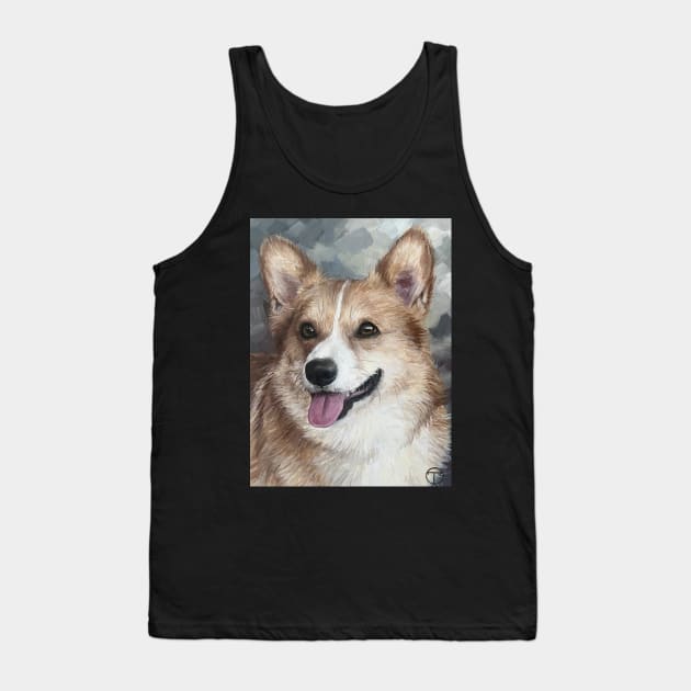 CORGI Tank Top by olia-tomkova